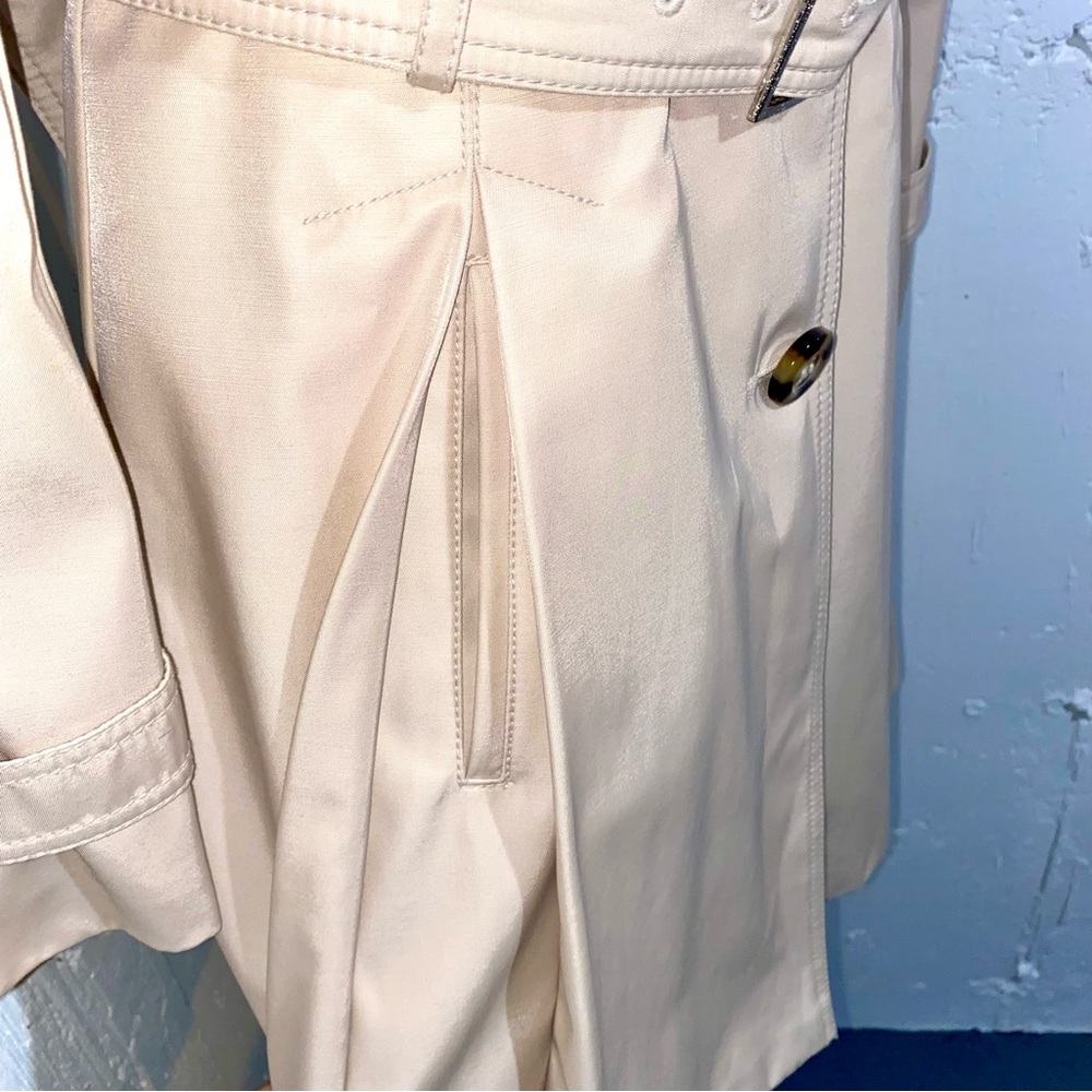 Laundry by Shelli Segal Skirted Trench Coat Size Small - Picture 12 of 15